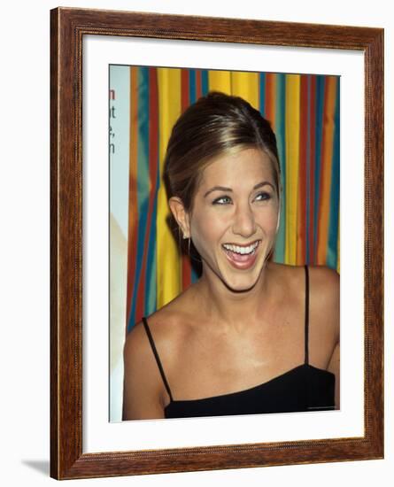 Actress Jennifer Aniston at Cosmopolitan Magazine Party-Dave Allocca-Framed Premium Photographic Print