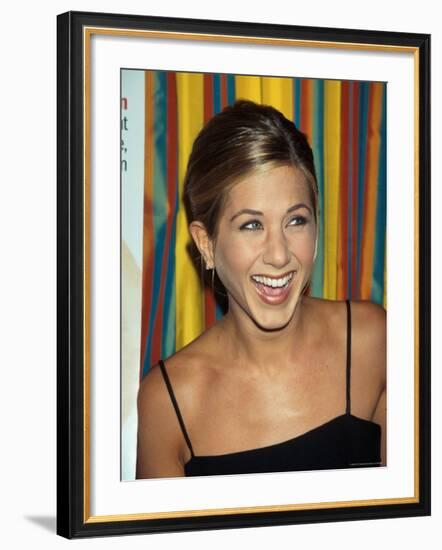 Actress Jennifer Aniston at Cosmopolitan Magazine Party-Dave Allocca-Framed Premium Photographic Print