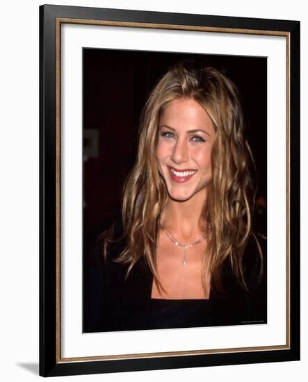 Actress Jennifer Aniston-Dave Allocca-Framed Premium Photographic Print