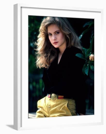 Actress Jennifer Jason Leigh-David Mcgough-Framed Premium Photographic Print