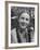 Actress Joan Fontaine Sporting Pigtails and Her Natural Freckles in Yard at Home-Bob Landry-Framed Premium Photographic Print