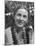 Actress Joan Fontaine Sporting Pigtails and Her Natural Freckles in Yard at Home-Bob Landry-Mounted Premium Photographic Print