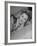 Actress Joan Fontaine Wearing Sheer Negligee While Lounging on Bed at Home-Bob Landry-Framed Premium Photographic Print
