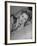 Actress Joan Fontaine Wearing Sheer Negligee While Lounging on Bed at Home-Bob Landry-Framed Premium Photographic Print