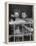 Actress Joan Fontaine with Actress Sister Olivia de Havilland Looking Out of Open Window at Home-Bob Landry-Framed Premier Image Canvas