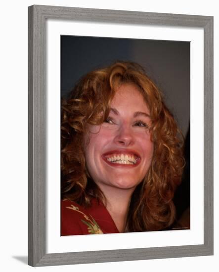 Actress Julia Roberts, Grinning-Dave Allocca-Framed Premium Photographic Print