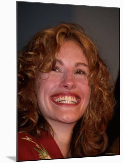 Actress Julia Roberts, Grinning-Dave Allocca-Mounted Premium Photographic Print