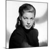 Actress Lauren Bacall born September 16th, 1924 in New York as Betty Joan Perske, here 1947 (b/w ph-null-Mounted Photo