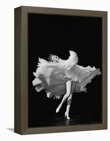 Actress Lucille Ball Dancing in Scene from the Film "The Big Street"-John Florea-Framed Premier Image Canvas