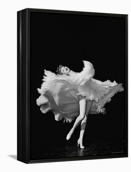 Actress Lucille Ball Dancing in Scene from the Film "The Big Street"-John Florea-Framed Premier Image Canvas