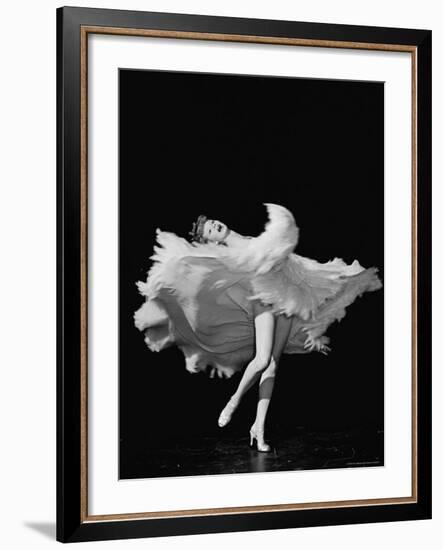 Actress Lucille Ball Dancing in Scene from the Film "The Big Street"-John Florea-Framed Premium Photographic Print