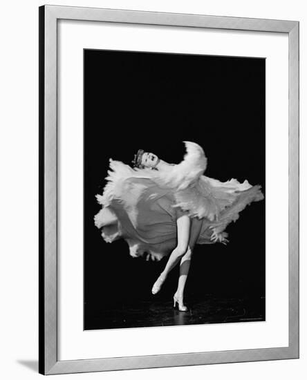 Actress Lucille Ball Dancing in Scene from the Film "The Big Street"-John Florea-Framed Premium Photographic Print
