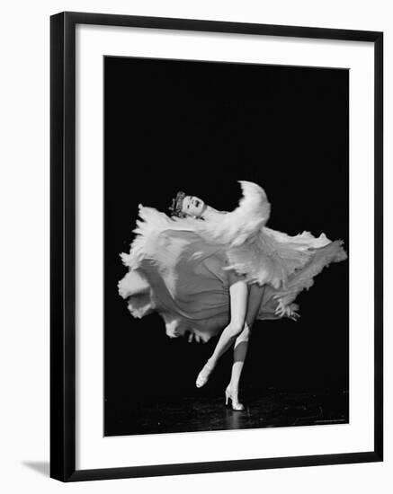 Actress Lucille Ball Dancing in Scene from the Film "The Big Street"-John Florea-Framed Premium Photographic Print