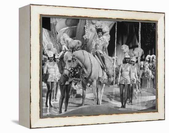 Actress Lucille Ball Performing in a Scene from the Movie "The Ziegfeld Follies"-null-Framed Premier Image Canvas