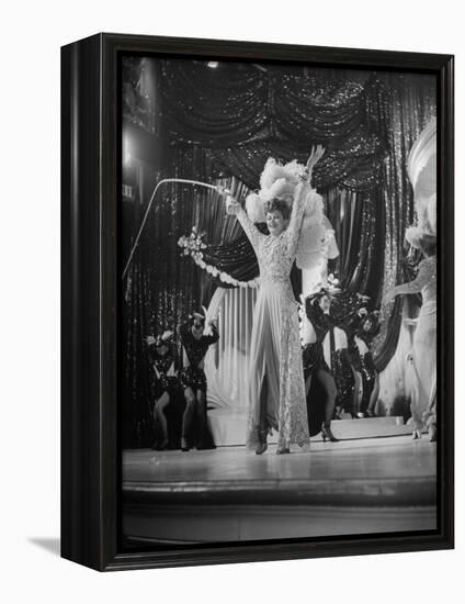 Actress Lucille Ball Performing in a Scene from the Movie "The Ziegfeld Follies"-null-Framed Premier Image Canvas