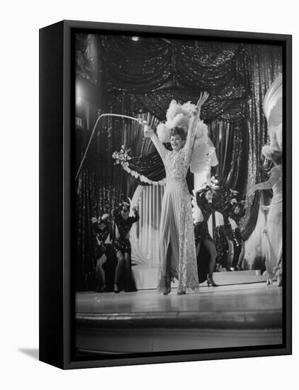 Actress Lucille Ball Performing in a Scene from the Movie "The Ziegfeld Follies"-null-Framed Premier Image Canvas