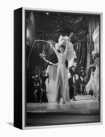 Actress Lucille Ball Performing in a Scene from the Movie "The Ziegfeld Follies"-null-Framed Premier Image Canvas