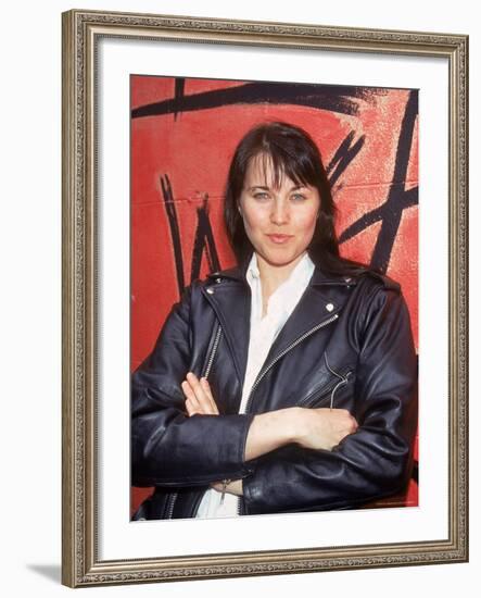 Actress Lucy Lawless-Dave Allocca-Framed Premium Photographic Print