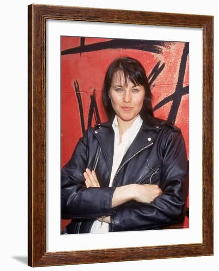 Actress Lucy Lawless-Dave Allocca-Framed Premium Photographic Print