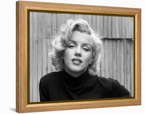 Actress Marilyn Monroe at Home-Alfred Eisenstaedt-Framed Premier Image Canvas