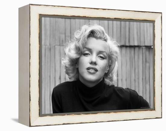 Actress Marilyn Monroe at Home-Alfred Eisenstaedt-Framed Premier Image Canvas