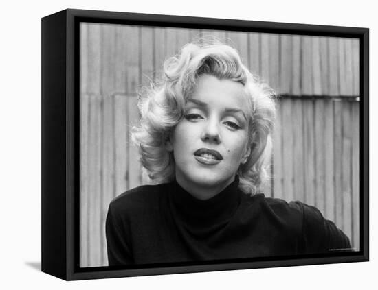 Actress Marilyn Monroe at Home-Alfred Eisenstaedt-Framed Premier Image Canvas