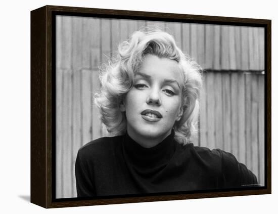 Actress Marilyn Monroe at Home-Alfred Eisenstaedt-Framed Premier Image Canvas