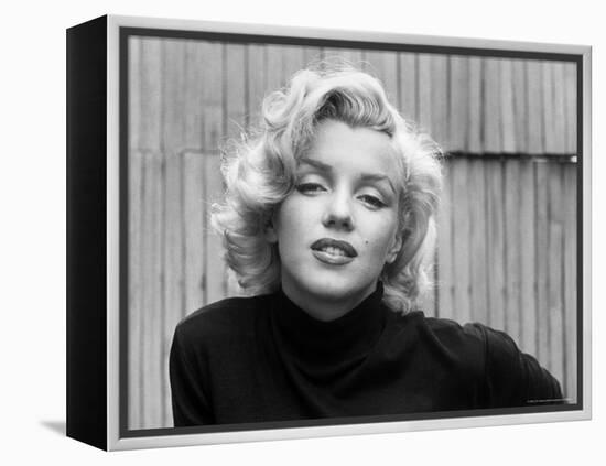 Actress Marilyn Monroe at Home-Alfred Eisenstaedt-Framed Premier Image Canvas