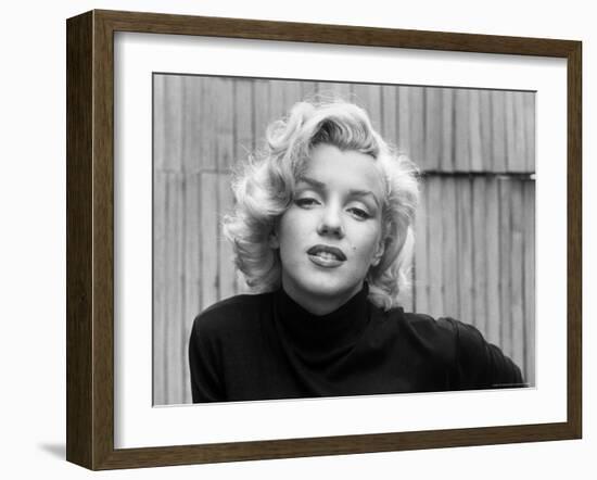 Actress Marilyn Monroe at Home-Alfred Eisenstaedt-Framed Premium Photographic Print