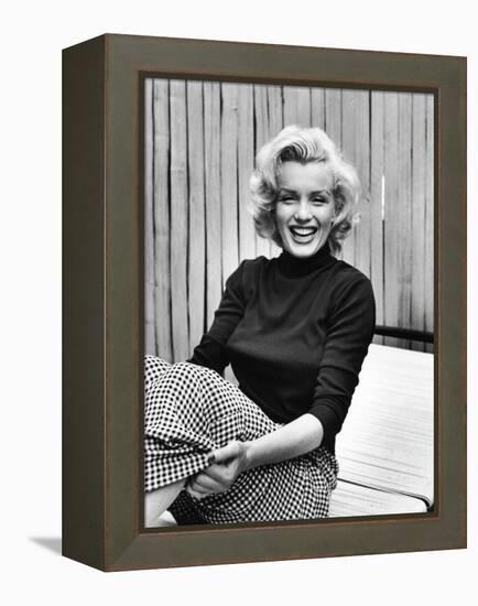 Actress Marilyn Monroe at Home-Alfred Eisenstaedt-Framed Premier Image Canvas