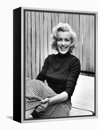 Actress Marilyn Monroe at Home-Alfred Eisenstaedt-Framed Premier Image Canvas