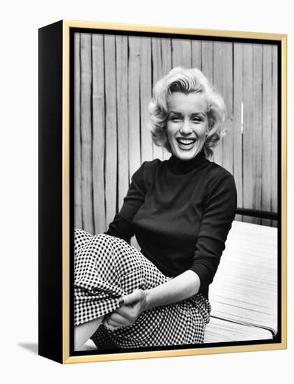 Actress Marilyn Monroe at Home-Alfred Eisenstaedt-Framed Premier Image Canvas