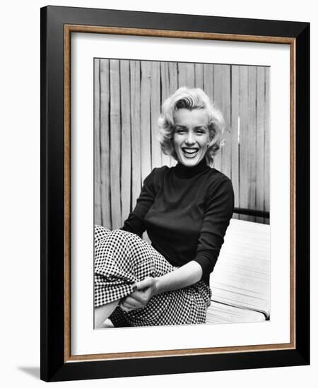 Actress Marilyn Monroe at Home-Alfred Eisenstaedt-Framed Premium Photographic Print