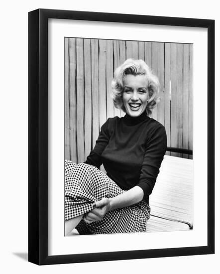 Actress Marilyn Monroe at Home-Alfred Eisenstaedt-Framed Premium Photographic Print