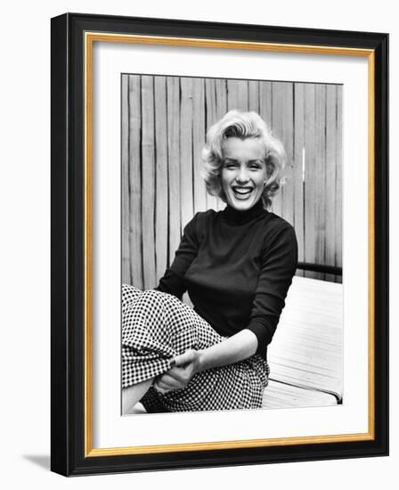 Actress Marilyn Monroe at Home-Alfred Eisenstaedt-Framed Premium Photographic Print