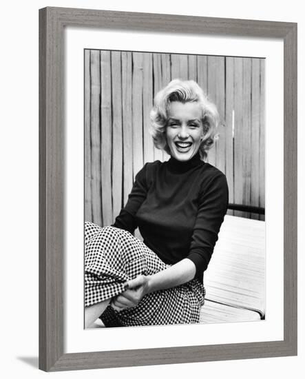 Actress Marilyn Monroe at Home-Alfred Eisenstaedt-Framed Premium Photographic Print