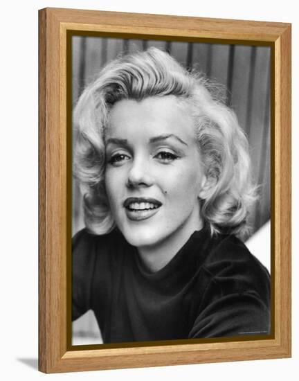 Actress Marilyn Monroe at Home-Alfred Eisenstaedt-Framed Premier Image Canvas