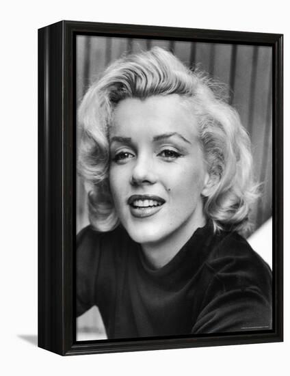 Actress Marilyn Monroe at Home-Alfred Eisenstaedt-Framed Premier Image Canvas