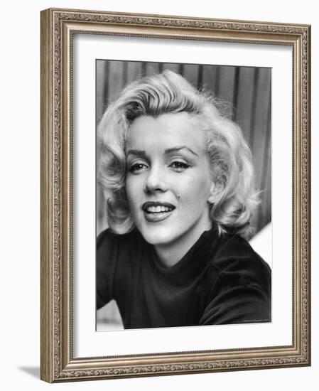 Actress Marilyn Monroe at Home-Alfred Eisenstaedt-Framed Premium Photographic Print