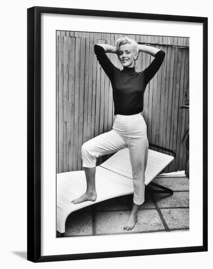 Actress Marilyn Monroe at Home-Alfred Eisenstaedt-Framed Premium Photographic Print