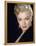 Actress Marilyn Monroe Wearing Dangling Rhinestone Earrings, with Her Hair Up-Ed Clark-Framed Premier Image Canvas