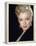 Actress Marilyn Monroe Wearing Dangling Rhinestone Earrings, with Her Hair Up-Ed Clark-Framed Premier Image Canvas