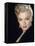 Actress Marilyn Monroe Wearing Dangling Rhinestone Earrings, with Her Hair Up-Ed Clark-Framed Premier Image Canvas