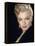 Actress Marilyn Monroe Wearing Dangling Rhinestone Earrings, with Her Hair Up-Ed Clark-Framed Premier Image Canvas