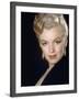 'Actress Marilyn Monroe Wearing Dangling Rhinestone Earrings, with Her ...