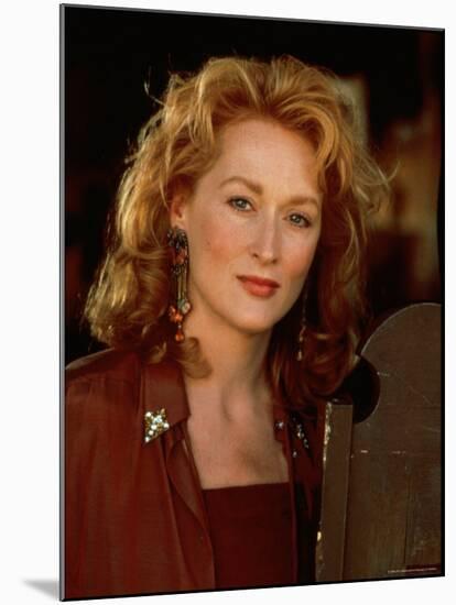 Actress Meryl Streep at Film Premiere of Her "Death Becomes Her"-David Mcgough-Mounted Premium Photographic Print