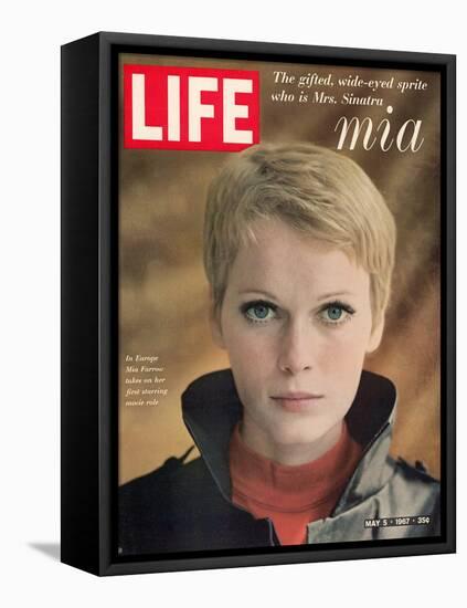Actress Mia Farrow, May 5, 1967-Alfred Eisenstaedt-Framed Premier Image Canvas