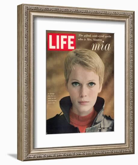 Actress Mia Farrow, May 5, 1967-Alfred Eisenstaedt-Framed Photographic Print