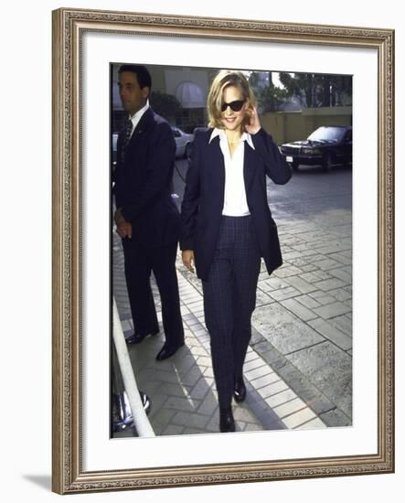 Actress Michelle Pfeiffer-Mirek Towski-Framed Premium Photographic Print