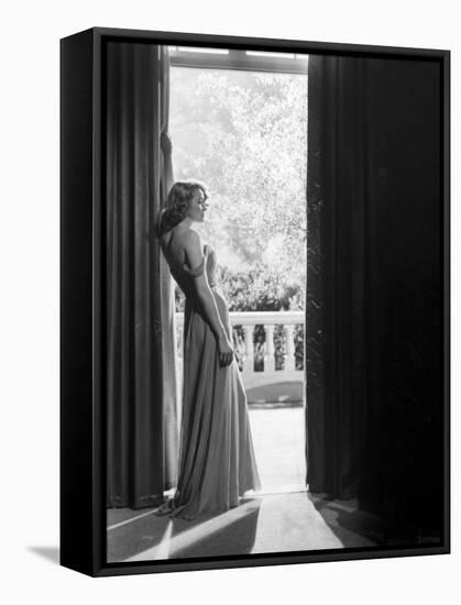 Actress Patricia Neal in "The Fountainhead"-Allan Grant-Framed Premier Image Canvas